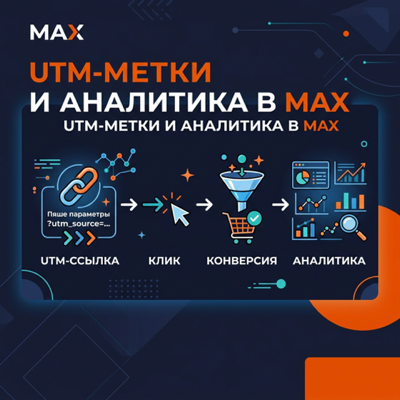 Как отследить эффективность рекламы в MAX: UTM-метки и аналитика