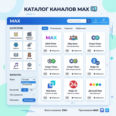 Каталог каналов MAX: как найти нужный канал быстро