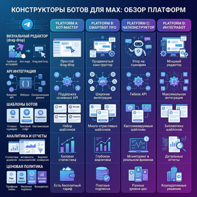 Конструкторы ботов для MAX: обзор платформ
