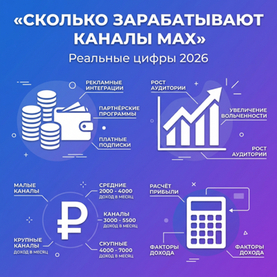 Сколько зарабатывают каналы в MAX: реальные цифры