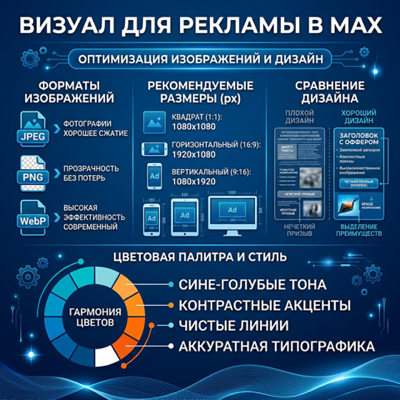 Визуал для рекламы в MAX: форматы, размеры и тренды
