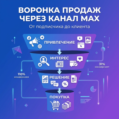 Воронка продаж через канал MAX: от подписчика до клиента